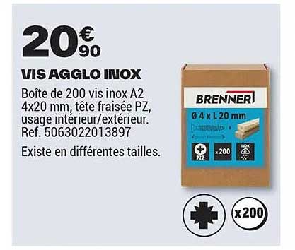 VIS AGGLO INOX