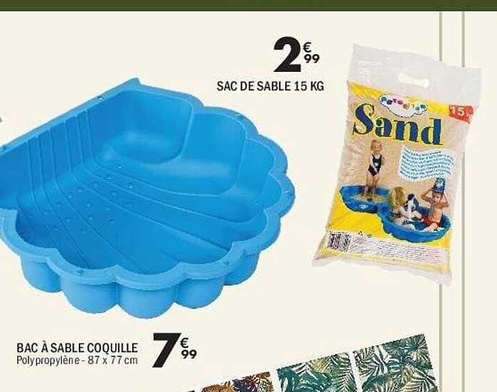 BAC À SABLE COQUILLE