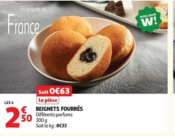 BEIGNETS FOURRÉS
