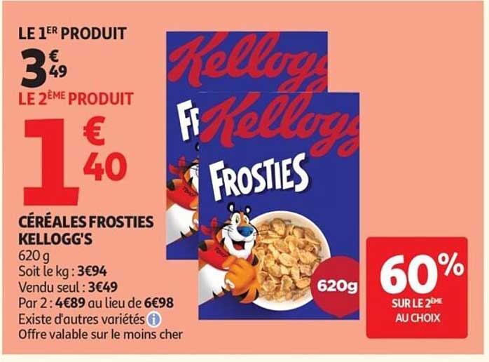 CÉRÉALES FROSTIES KELLOGG'S