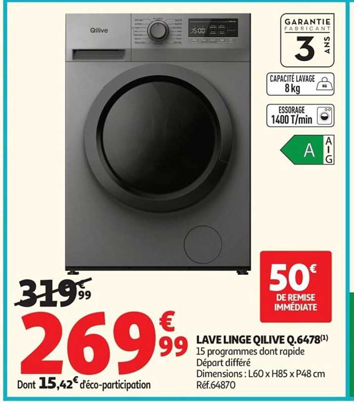 LAVE LINGE QILIVE Q.6478(1)