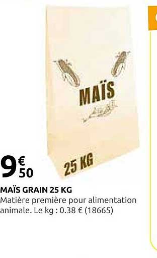 MAÏS GRAIN 25 KG