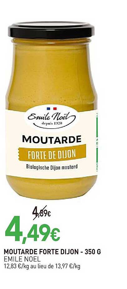 MOUTARDE FORTE DIJON - 350 G