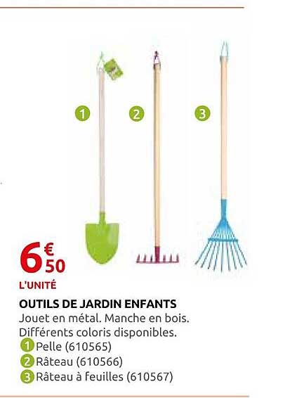 OUTILS DE JARDIN ENFANTS