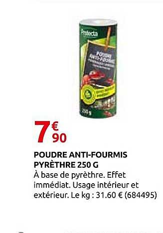 POUDRE ANTI-FOURMIS PYRÈTHRE 250 G