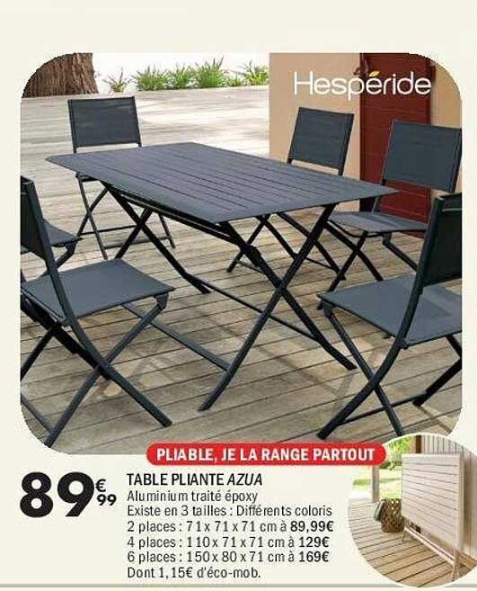 Table Pliante La Foir Fouille
