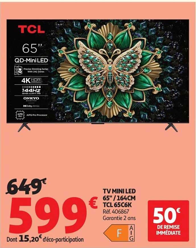 TV MINI LED 65'' / 164CM TCL 65C6K
