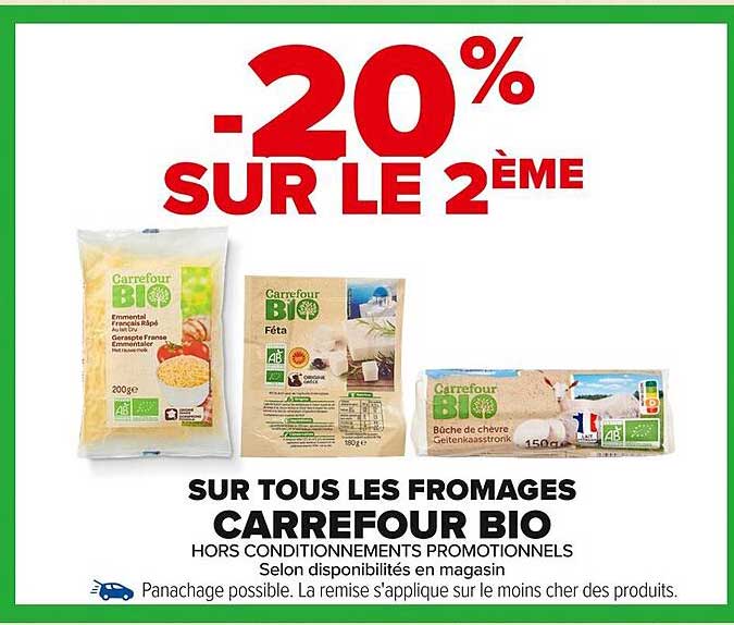 -20 % SUR LE 2ème