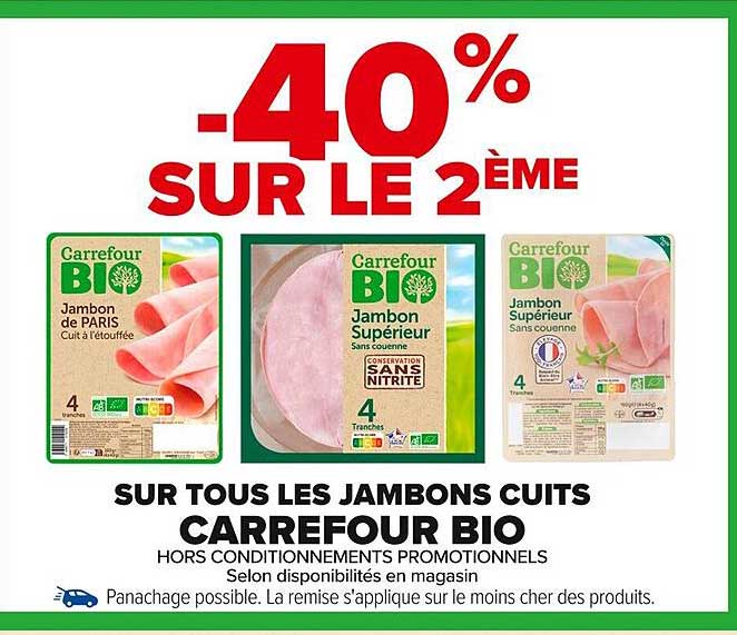 -40% SUR LE 2ÈME
