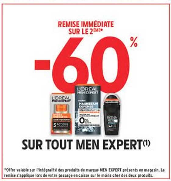 -60% SUR TOUT MEN EXPERT