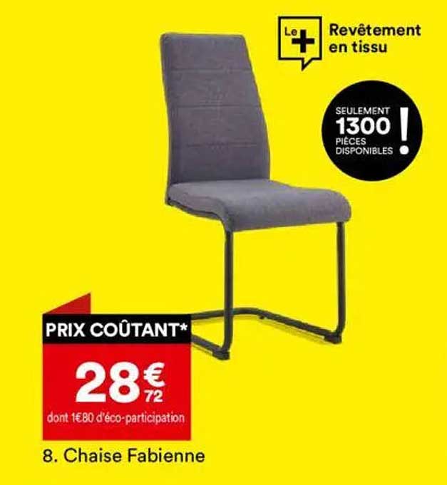 8. Chaise Fabienne