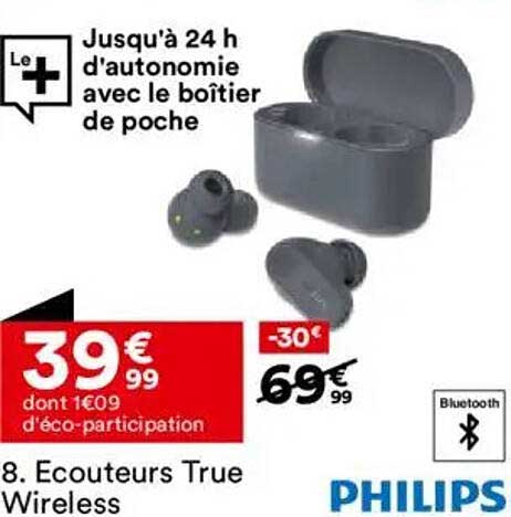 8. Ecouteurs True Wireless