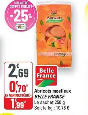 Abricots moelleux BELLE FRANCE