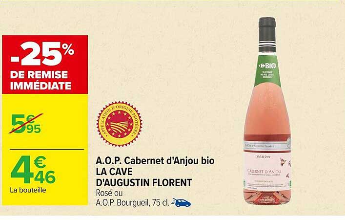 A.O.P. Cabernet d'Anjou bio