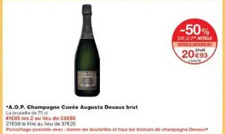 A.O.P. Champagne Cuvée Augusta Devaux brut