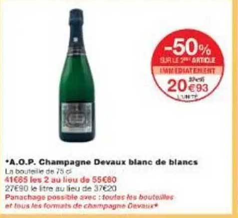 A.O.P. Champagne Devaux blanc de blancs