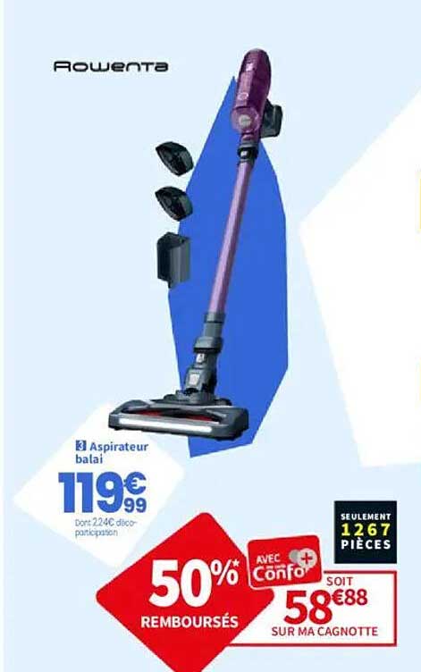 Aspirateur balai