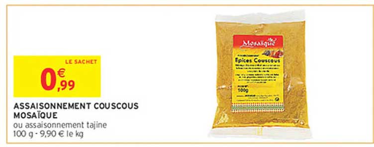ASSAISONNEMENT COUSCOUS MOSAÏQUE