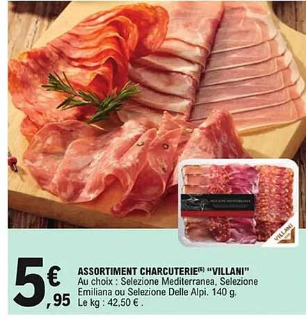 ASSORTIMENT CHARCUTERIE « VILLANI »