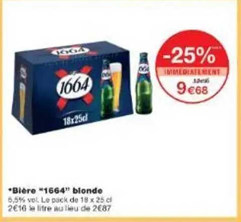 Bière "1664" blonde