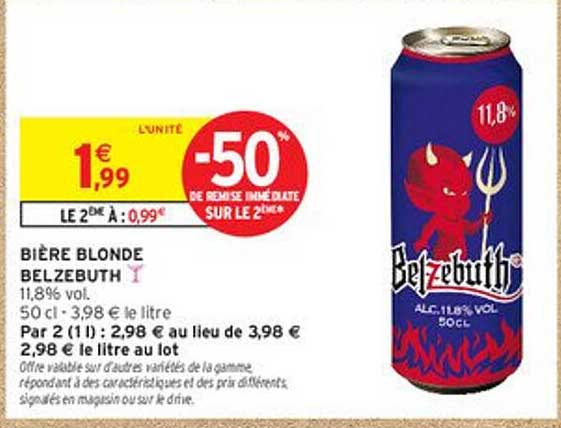 Bière Blonde Belzebuth