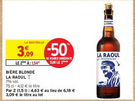 BIÈRE BLONDE LA RAOUL