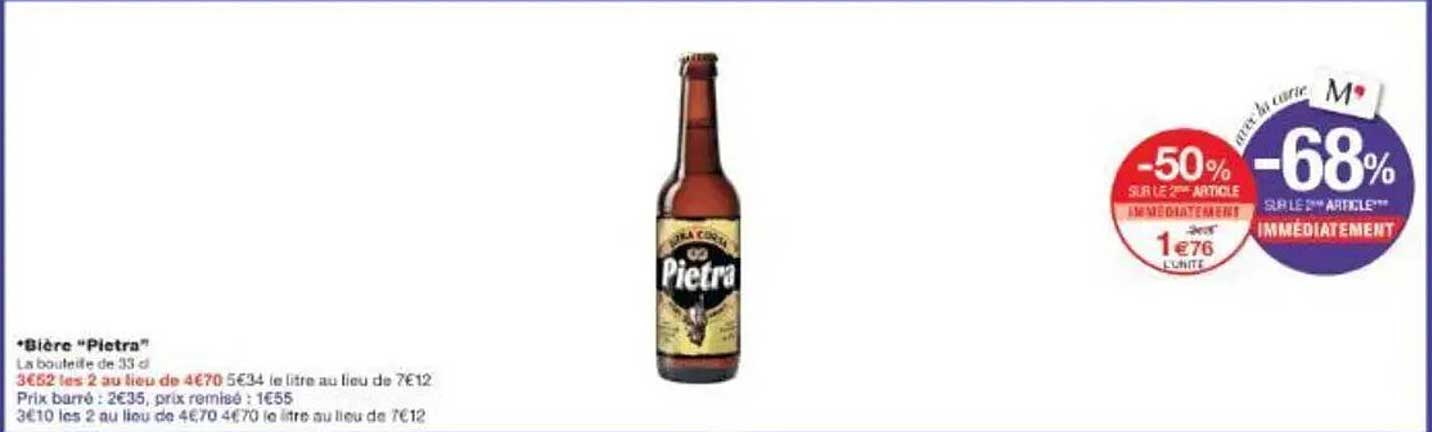 Bière "Pietra"