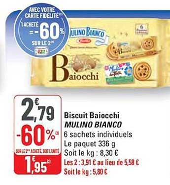 Biscuit Baiocchi MULINO BIANCO