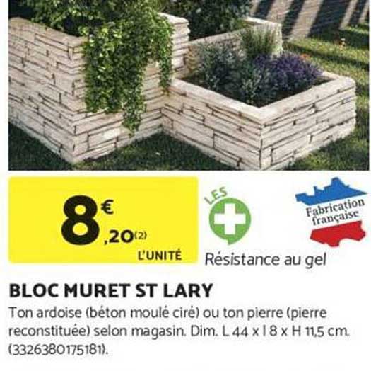 BLOC MURET ST LARY