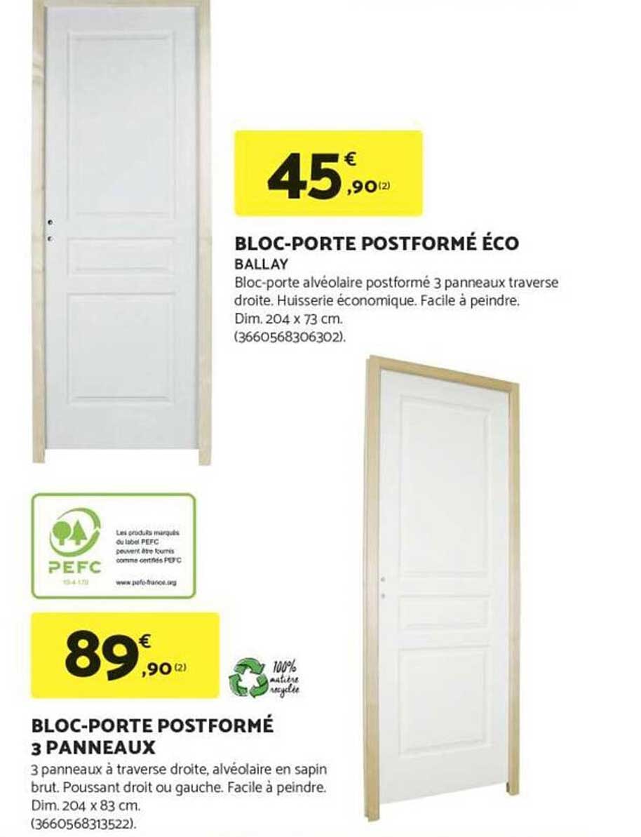 BLOC-PORTE POSTFORMÉ ÉCO BALLAY