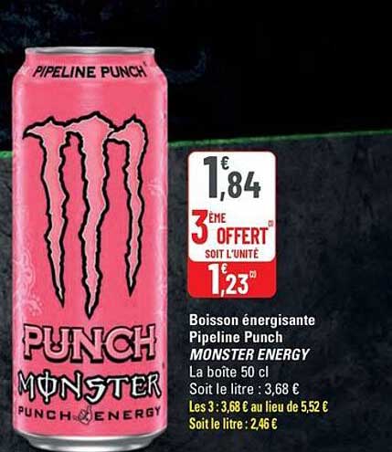 Boisson énergisante Pipeline Punch MONSTER ENERGY