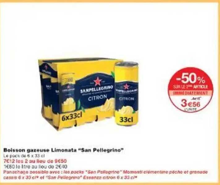Boisson gazeuse Limonata “San Pellegrino”