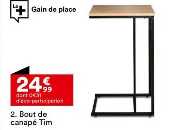 Bout de canapé Tim