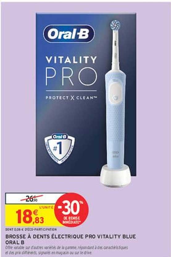 BROSSE À DENTS ÉLECTRIQUE PRO VITALITY BLUE ORAL B