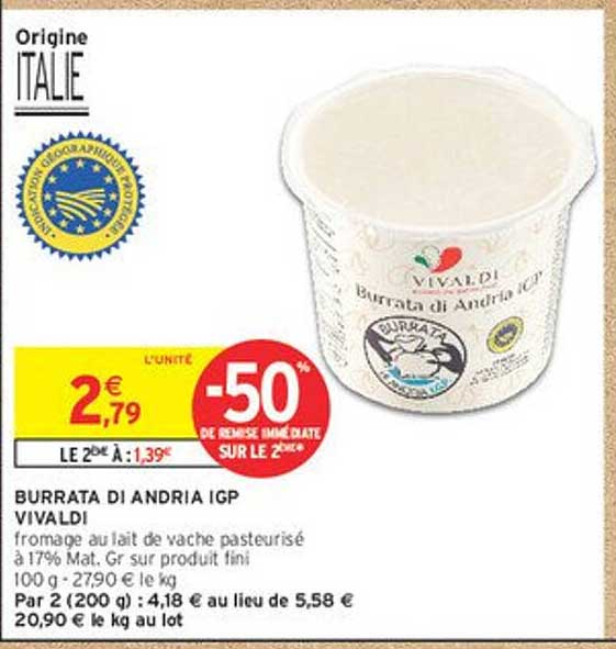 BURRATA DI ANDRIA IGP VIVALDI