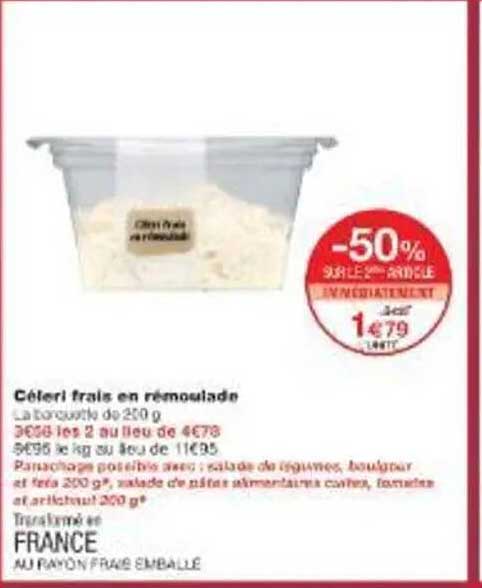 Céleri frais en rémoulade