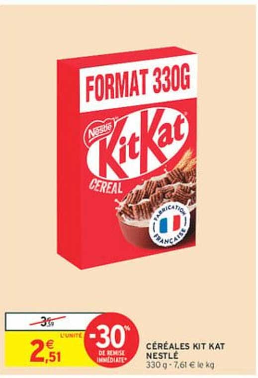 CÉRÉALES KIT KAT NESTLÉ