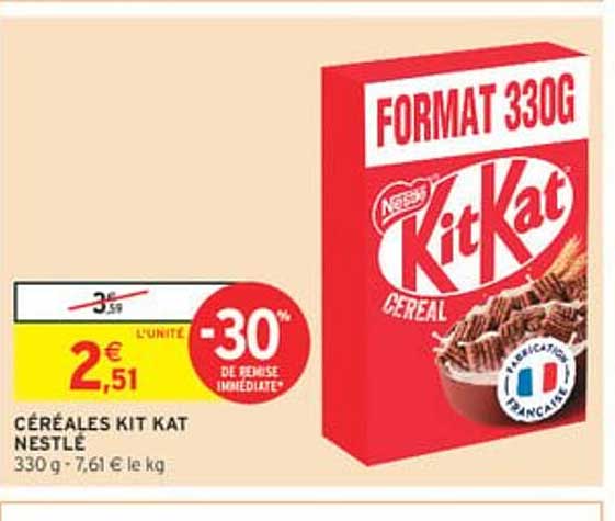 CÉRÉALES KIT KAT NESTLÉ