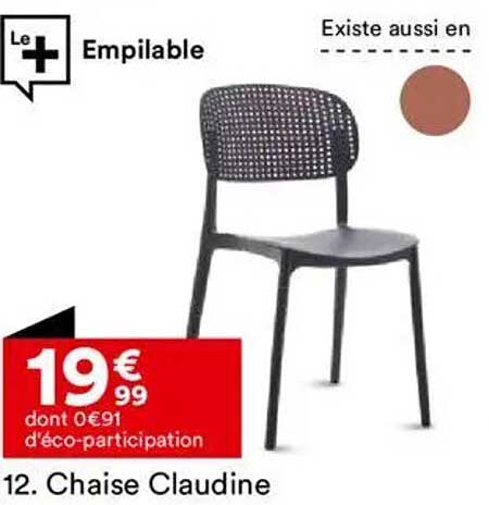 Chaise Claudine