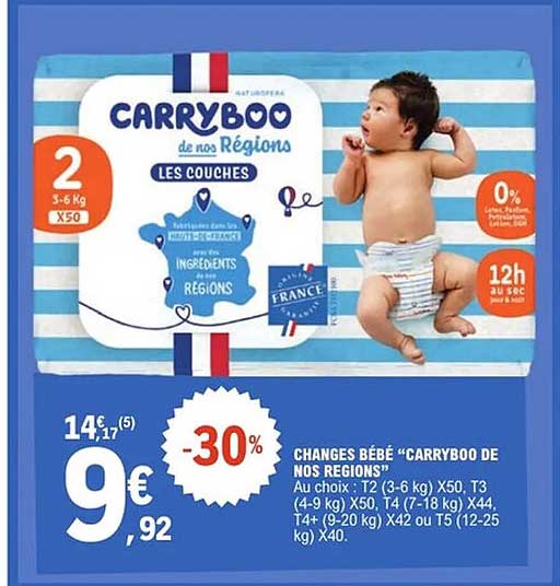CHANGES BÉBÉ 'CARRYBOO DE NOS RÉGIONS'