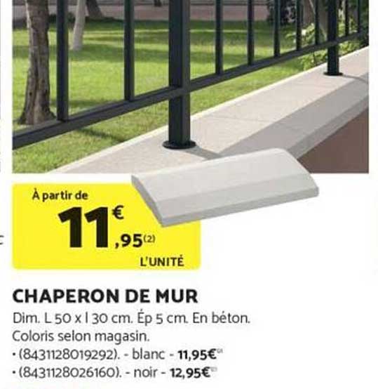 CHAPERON DE MUR
