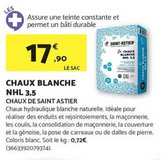 CHAUX BLANCHE NHL 3,5