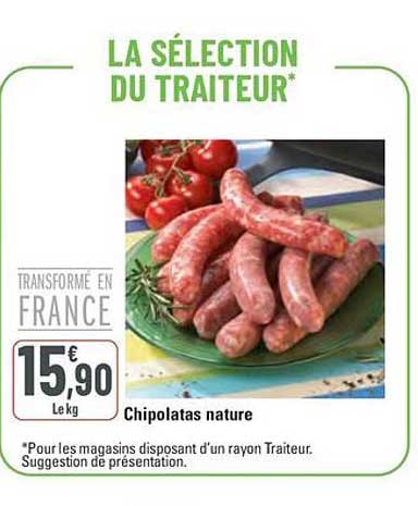 Chipolatas nature