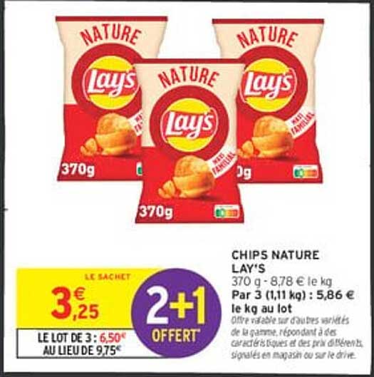 CHIPS NATURE LAY'S