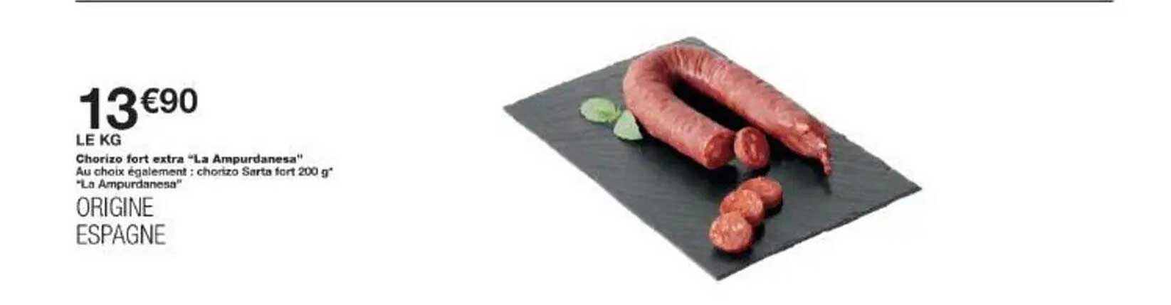 Chorizo fort extra “La Ampurdanesa”