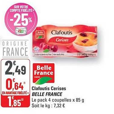 Clafoutis Cerises BELLE FRANCE