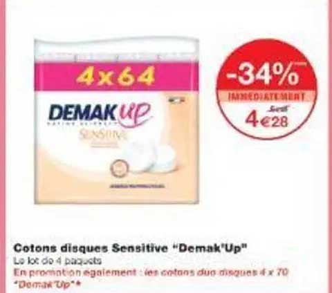 Cotons disques Sensitive "Demak'Up"