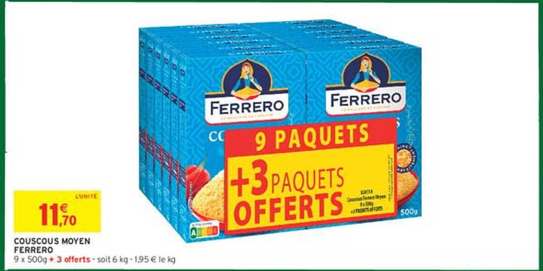 COUSCOUS MOYEN FERRERO
