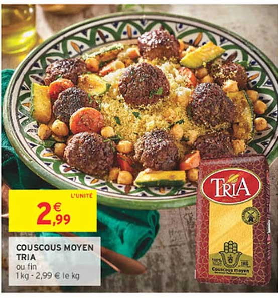 COUSCOUS MOYEN TRIA