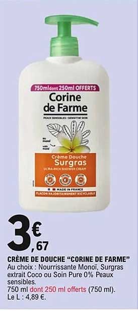 CRÈME DE DOUCHE “CORINE DE FARMÉ”